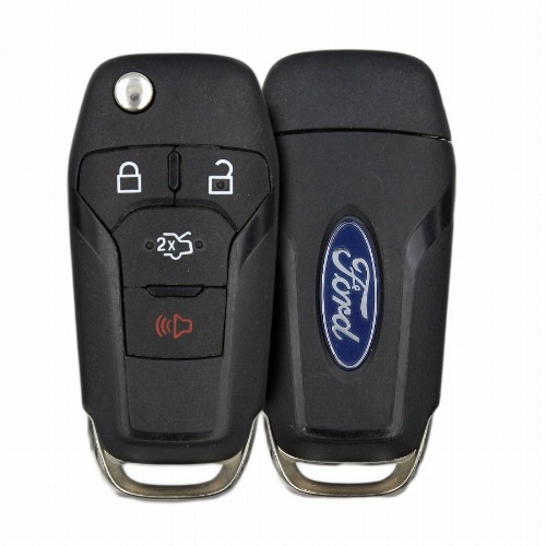 DS7T-15K601-AH Original Ford Flip Key Remote Buttons 2 - thumbnail